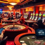 Experience thrilling gameplay at https://188v.ink/ with vibrant casino settings, roulette, and excited players.