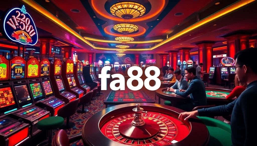 Experience the excitement of fa88 with colorful casino tables, dedicated to classic games and thrilling stakes.