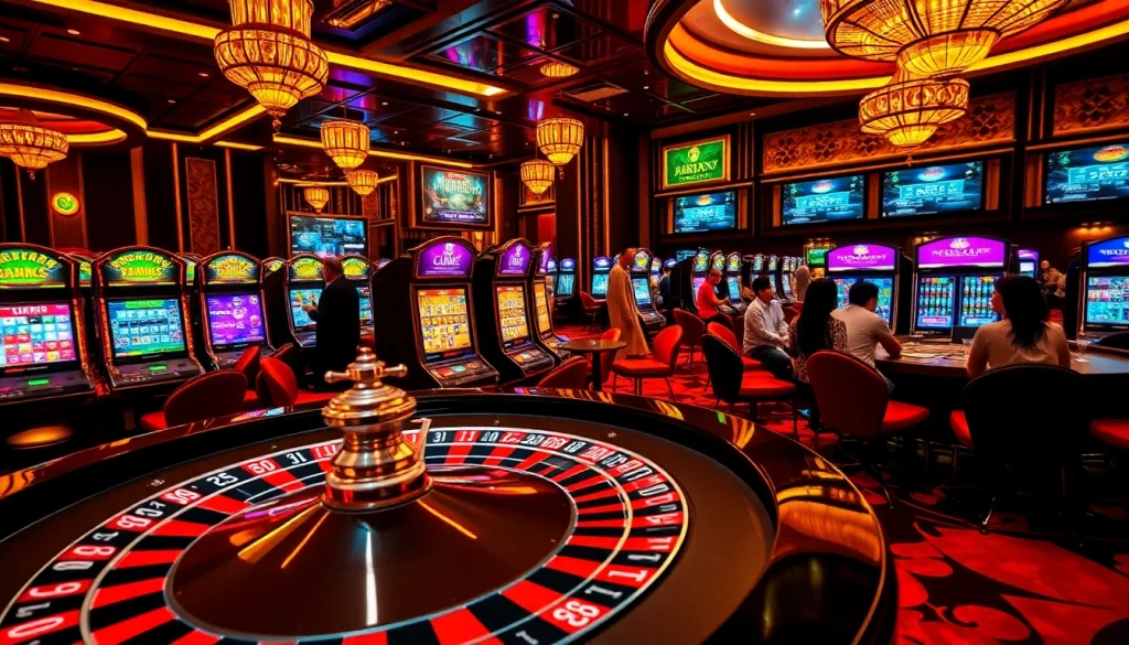Enjoy the excitement of gambling at https://98win68.city/, featuring lively roulette tables and vibrant slot machines.