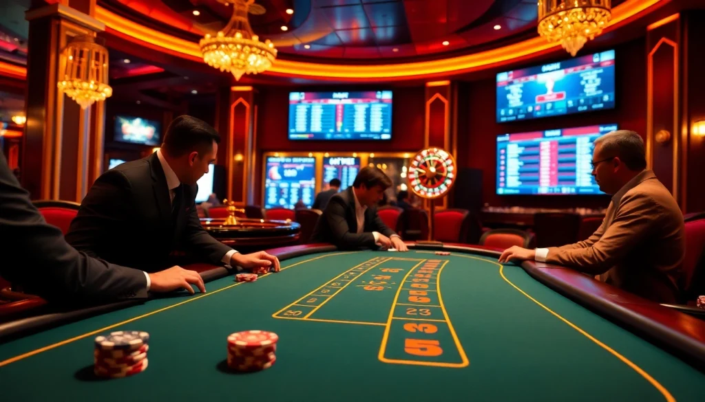 Experience the thrill of betting with tỷ lệ kèo nhà cái 5 at a glamorous blackjack table.