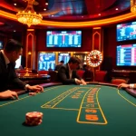 Experience the thrill of betting with tỷ lệ kèo nhà cái 5 at a glamorous blackjack table.