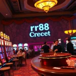 Experience high-energy gameplay as players enjoy a lively casino scene showcasing rr88 credit in action at vibrant gaming tables.